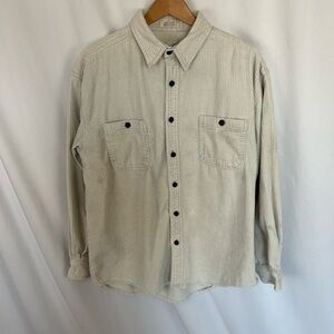 INC International Concepts preppy Beige Shirt jacket shacket